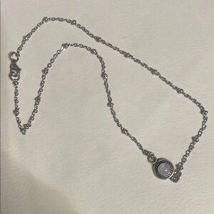 Ethereal - Moonstone satellite Necklace with Pendant Stainless Steel